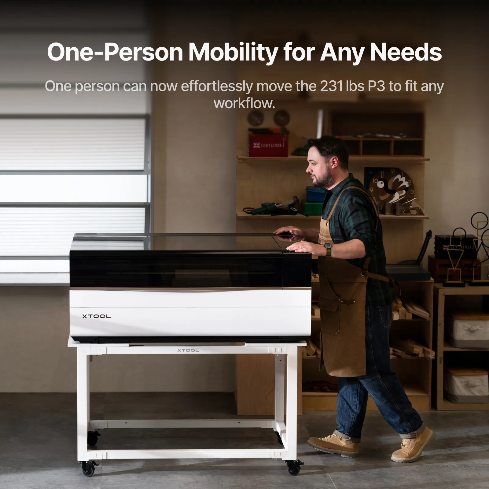 Tavolinë pune mobile xTool për P3 - Figura 2