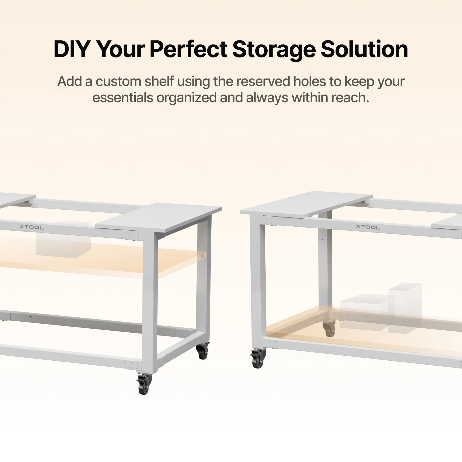 Tavolinë pune mobile xTool për P3 - Figura 5